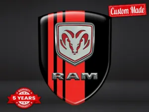 Dodge Décalcos Auto Haut de Gamme Pro Minimalistes